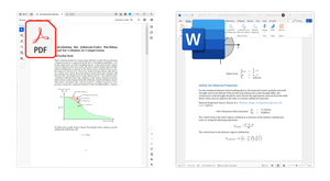Screenshot of a Adobe PDF file a Microsoft Word file exported from EngineeringPaper.xyz